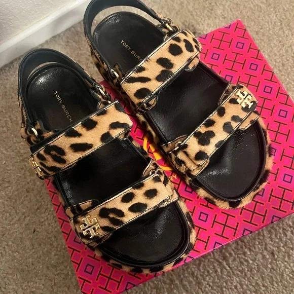 Tory Burch Kira Sport Sandal leopard print - Picture 3 of 3